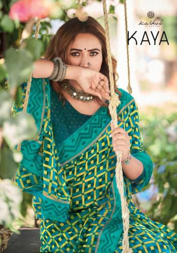 Kaya By Kashvi Creation Fancy Georgette Saree Collection